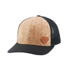 European And American Style Wood Grain Fabric Unisex High Quality 6 Panel Trucker Hat For Man