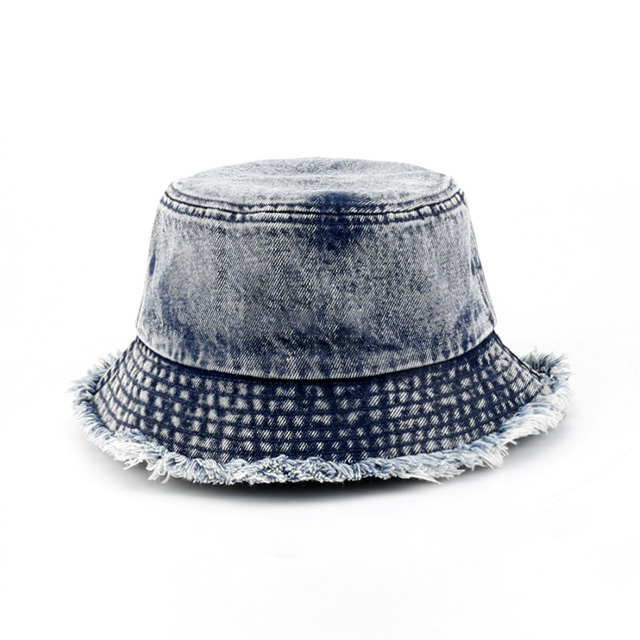 Washed Jeans And Cotton Custom Unisex Fashion Fisherman Hats with Your Logo, Unisex Classic Style Bucket Hat