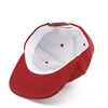 New Fashion New Embroidery Logo 95% Cotton 5% Spandex Snapback Hat Red Color Snapback Hat