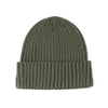 High Quality Winter Plain Green Color Beanie Hat Warm Wool Knitted Beanie Cap for One Size Fit All