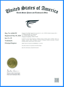 United States Patent and Trademark Certificate