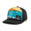 Custom Woven Label Sport Mesh Cap High Quality Sublimation Print 5 Panel Custom Cap & Hat for Man