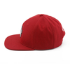 New Fashion New Embroidery Logo 95% Cotton 5% Spandex Snapback Hat Red Color Snapback Hat