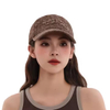 Fashion Vintage Washed 6-Panel Cotton Dad Hats Distressed Custom Embroidered Baseball Cap Applique Retro Style