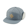 7 panel snapback cap with flags diamond quilted nylon & corduroy cap with adjust closure