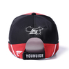 5 Panels Custom Pvc Rubber Patch Tefla Polyester Baseball Hat with Fabric Buckle 