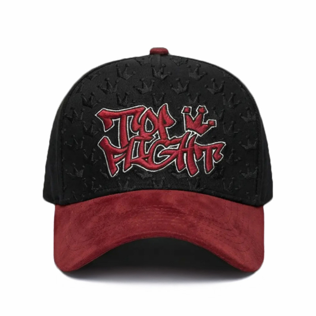 Top-Flight Factory Customized Logo Baseball Cap 2 Tone Cotton Baseball Hat