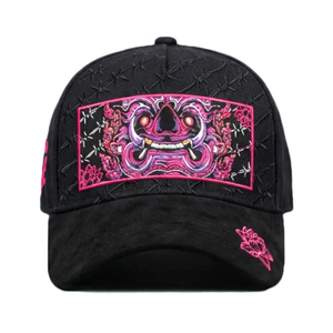 5 Panels Custom Applique Embroidery Logo Baseball Hat