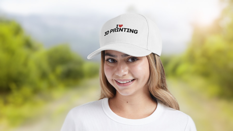 Caps as objects to be 3D printed